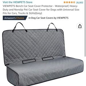 VIEWPETS Bench Car Seat Protector for Dogs